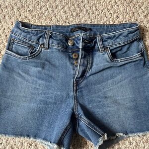 Prana Denim cutoff shorts